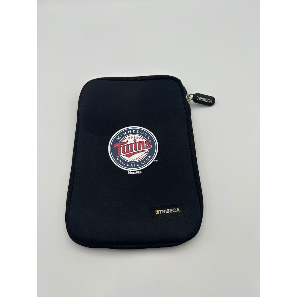 Tribeca Minnesota Twins MLB Neoprene Tech Sleeve Zippered Pouch Black B705